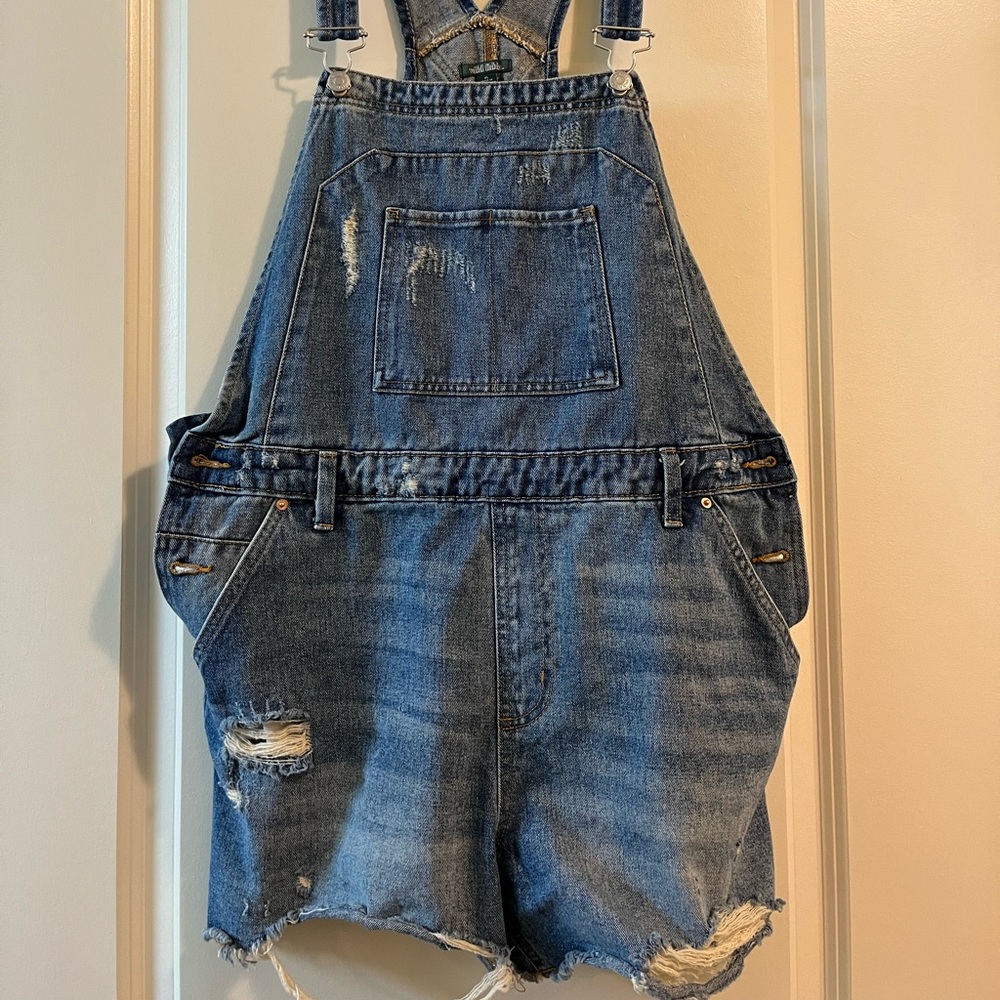 Blue Denim Romper
